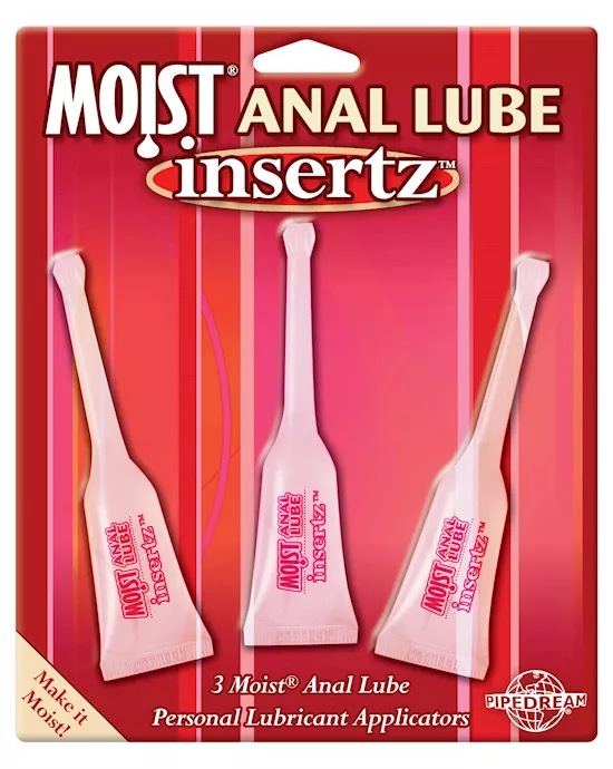Insertz Anal Moist 10ml 3 Pk