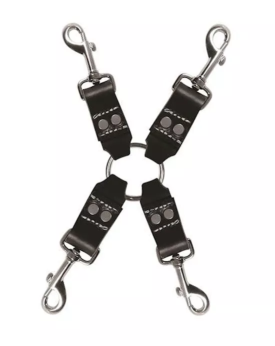 Edge Leather 4 Point Hog Tie