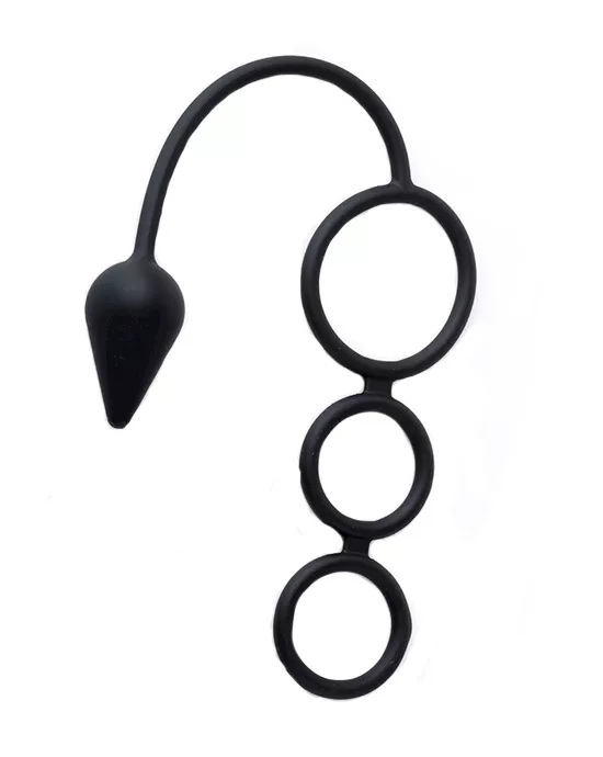 Rings of Pleasure Cock Rings and Butt Plug