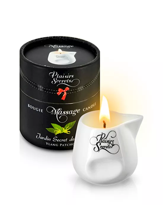 Plaisirs Secrets Massage Candle Ylang Patchouli
