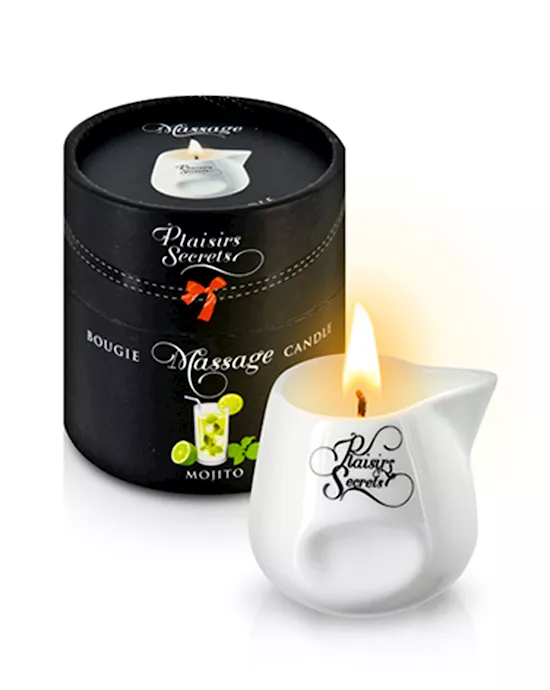 Plaisirs Secrets Massage Candle Mojito