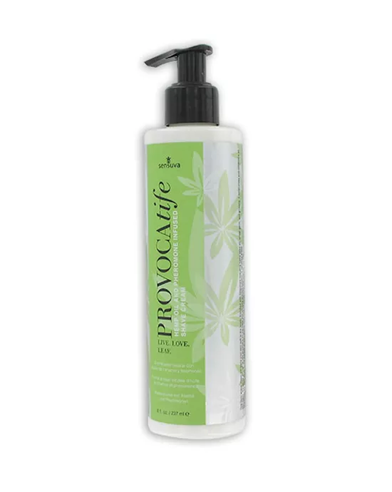 Sensuva Provocatife Cannabis Oil & Pheromone Infused Shave Cream 240 ml
