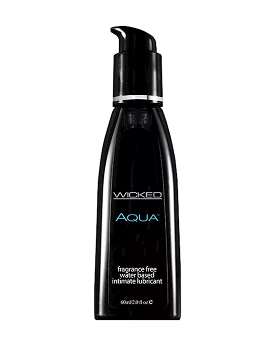 Wicked Aqua Fragrance Free Waterbased Lubricant 60 ml