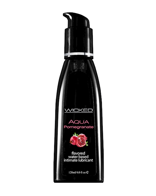 Wicked Aqua Pomegranate Waterbased Lubricant 120 Ml