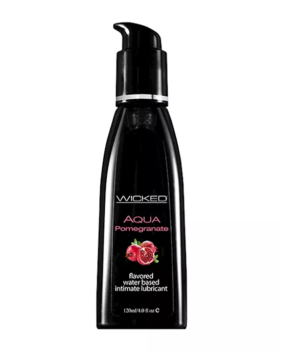 Wicked Aqua Pomegranate Waterbased Lubricant 120 ml