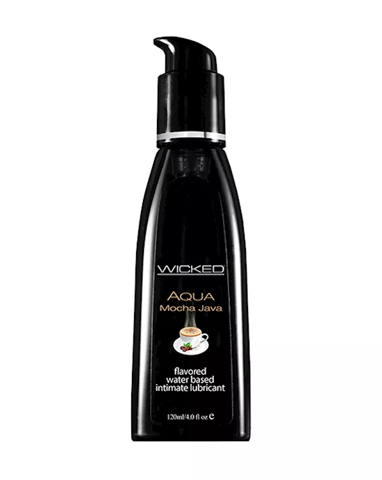 Wicked Aqua Mocha Java Waterbased Lubricant 120 ml
