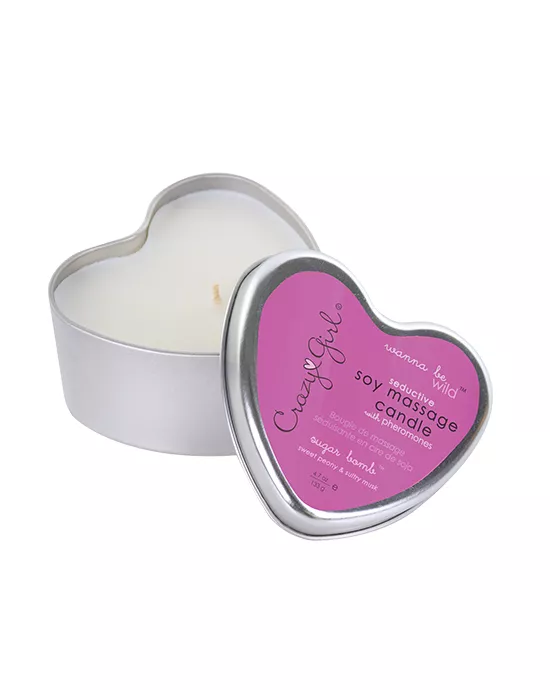 Crazy Girl Wild & Seductive Massage Candle Sugar Bomb
