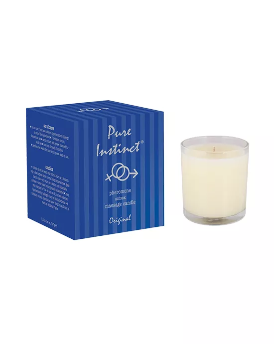 Pure Instinct Pheromone Unisex Massage Candle
