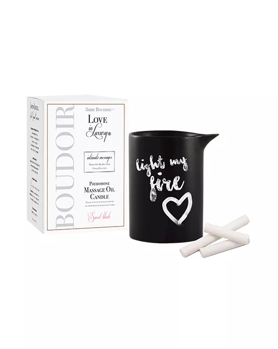 Love in Luxury Soy Massage Candle Sweet Blush