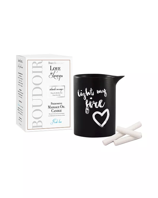 Love in Luxury Soy Massage Candle Fresh Love