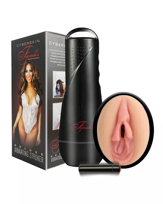 CyberSkin Celebrity Series Farrahs Deluxe Vibrating Stroker