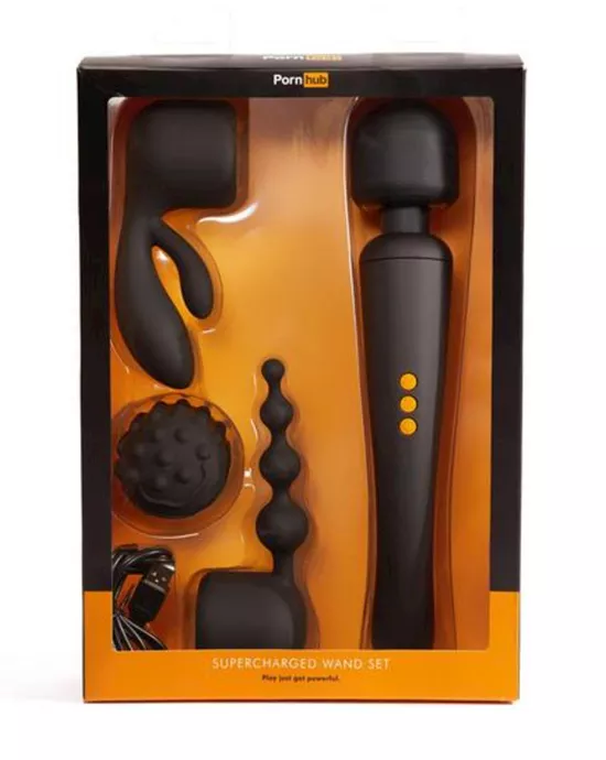 Pornhub Climax Rechargable Wand Set