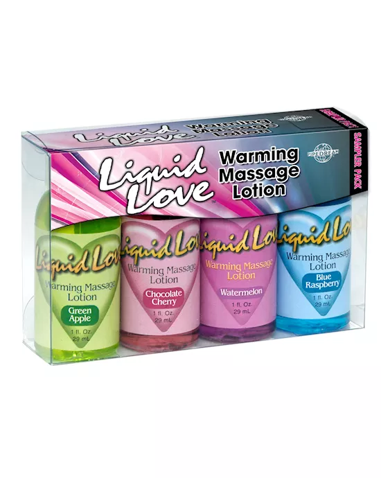 Liquid Love Sampler Pack 4 1oz Bottles