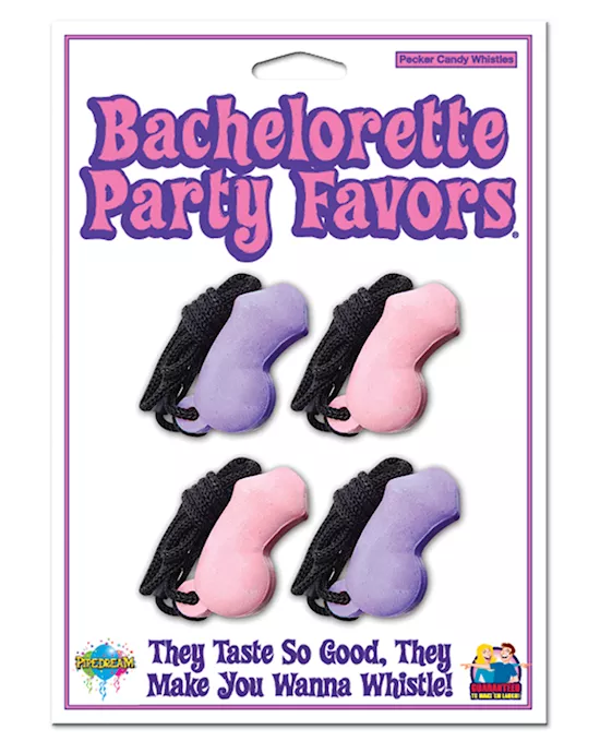 BP PECKER CANDY WHISTLES 4 PK