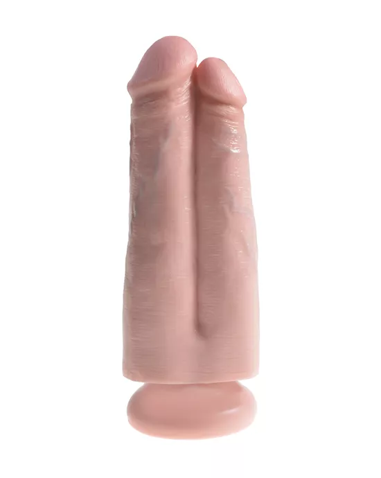 King Cock 7 Inch Two Cocks One Hole