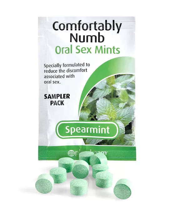 Spearmint Comfortably Numb Oral Sex Mints