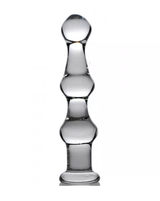 Mammoth 3 Bumps Glass Dildo