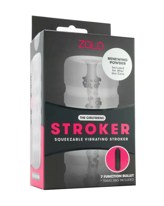 ZOLO Girlfriend Squeezable Vibrating Stroker