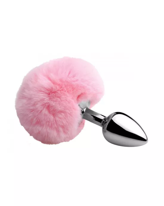 Fluffy Bunny Tail Anal Plug