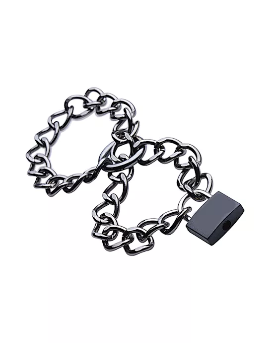 Steel Chain Cuffs