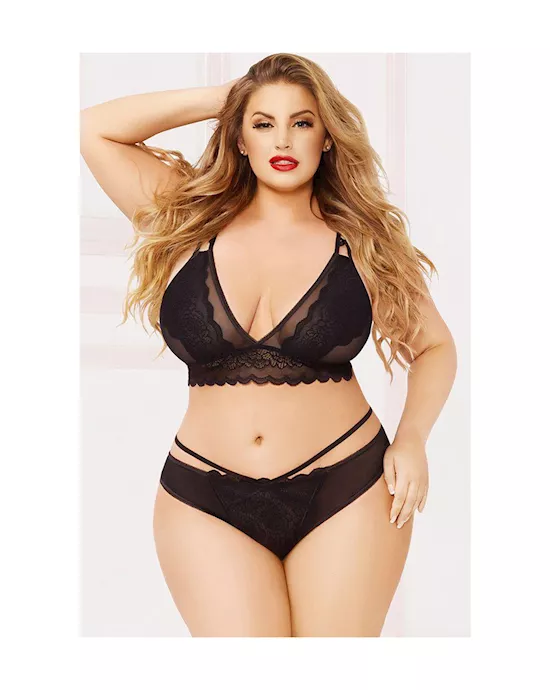 Catalina Mesh Thong
