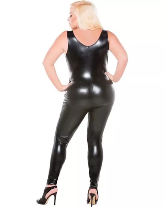 Wet Look Catsuit