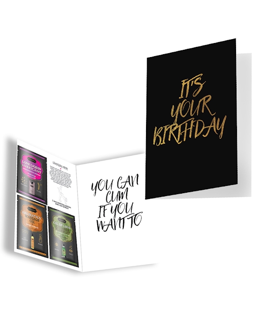 Naughty Notes Greeting Card It's Your Birthday