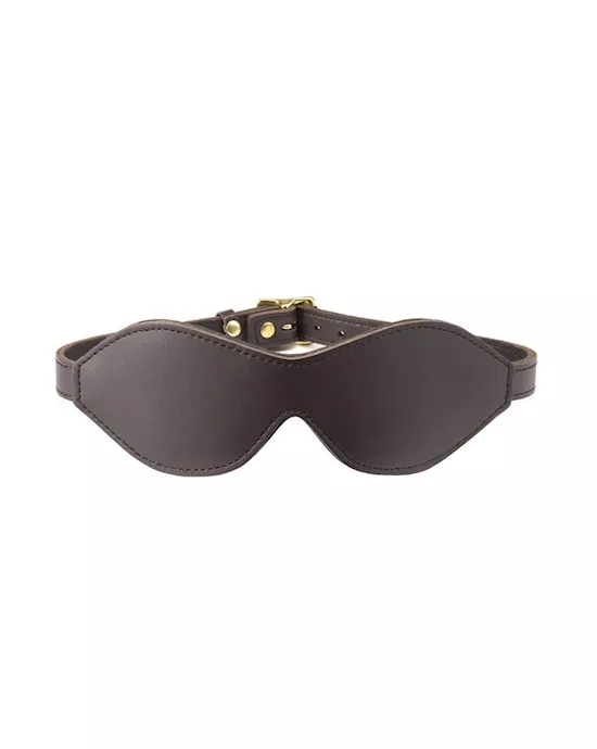 Coco de Mer Leather Blindfold