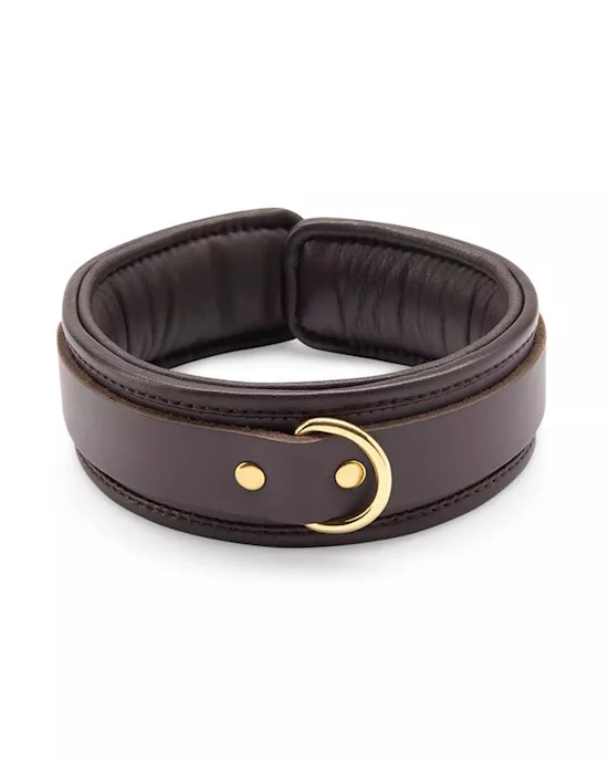 Coco de Mer Leather Collar