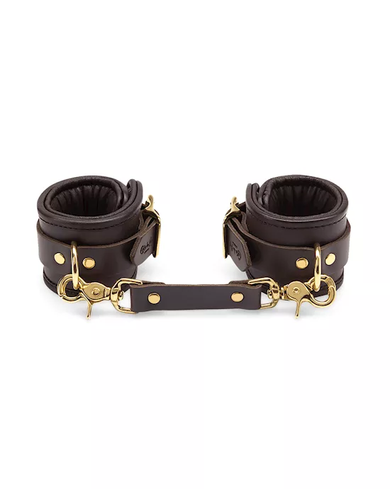 Coco de Mer  Leather Wrist Cuffs