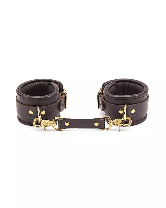 Coco de Mer Leather Ankle Cuffs