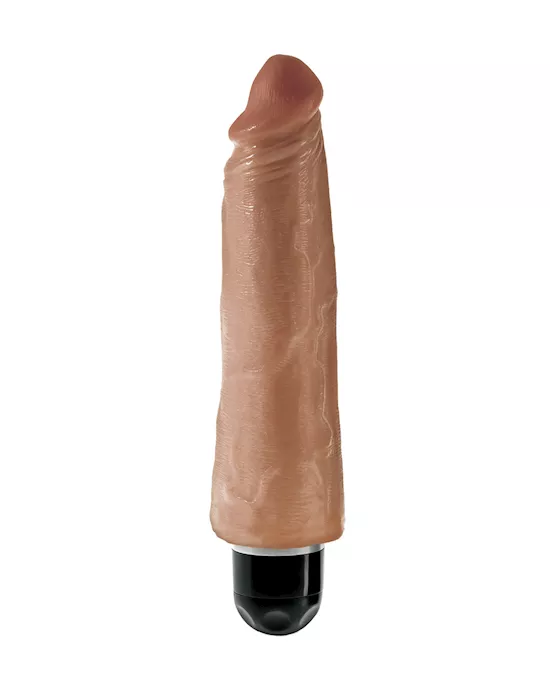 King Cock 8 Inch Vibrating Dildo