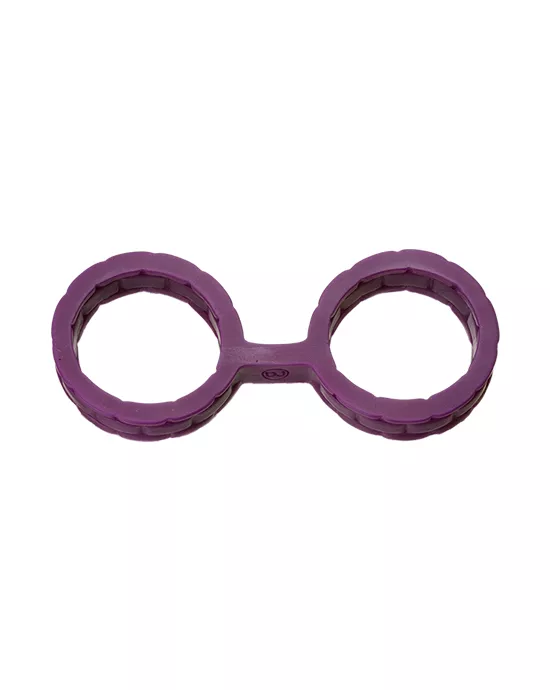 Japanese Style Silicone Bondage Cuffs - Large