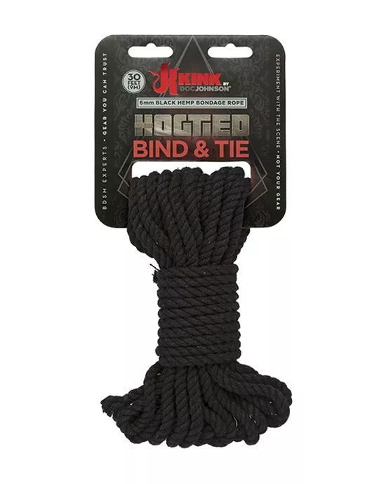 Kink Bind  Tie 30ft Hemp Bondage Rope