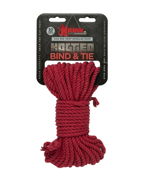 Kink Hogtied Bind & Tie 6mm Hemp Bondage Rope