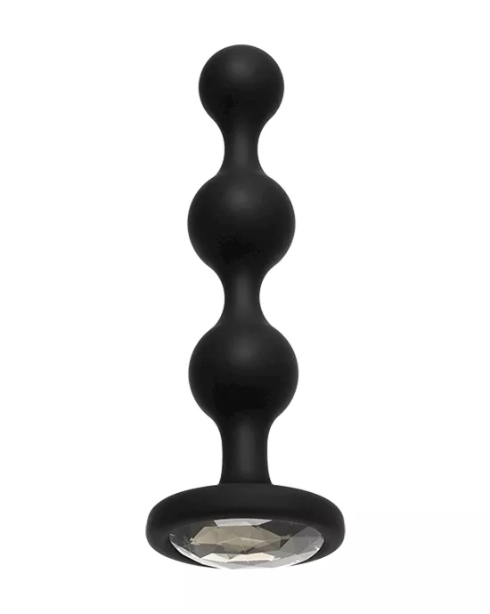 Booty Bling Jeweled Anal Bead Plug