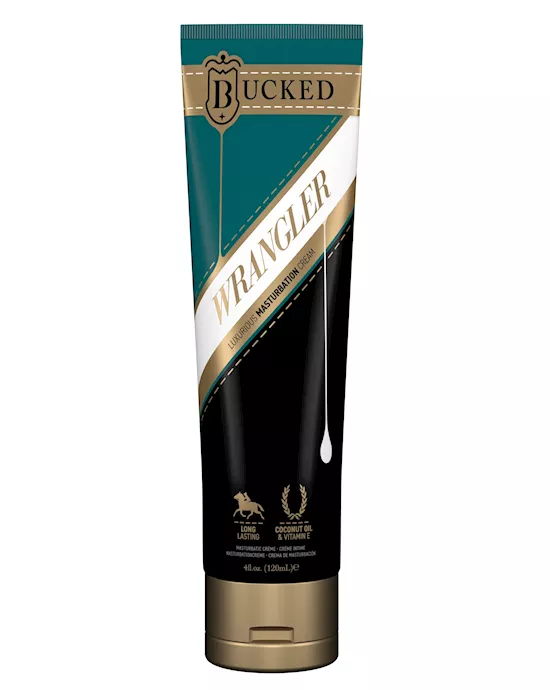 Bucked Wrangler Masturbation Cream  Leather 120ml