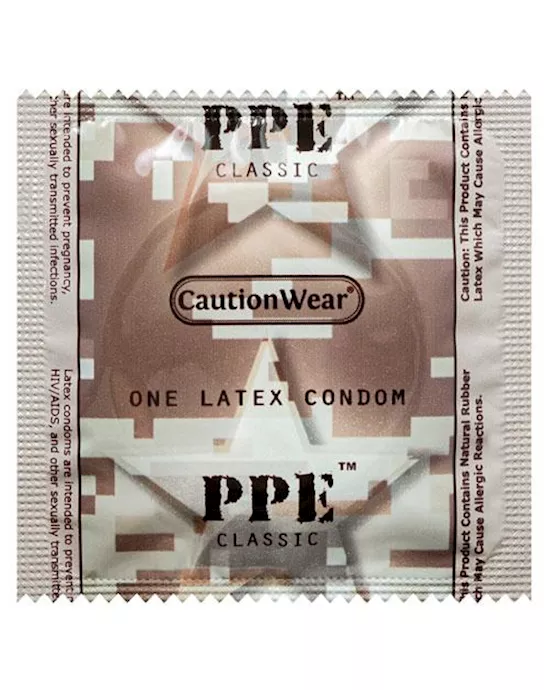Caution Wear PPE Condoms - 1000 Pack