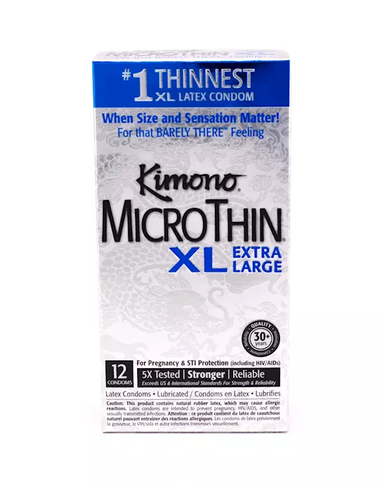 Kimono Microthin Xl - 12 Pack