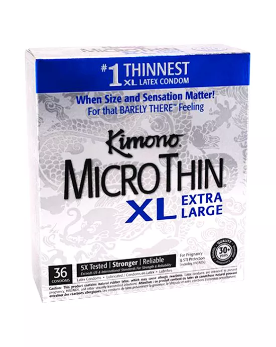 Kimono Microthin Xl - 36 Pack