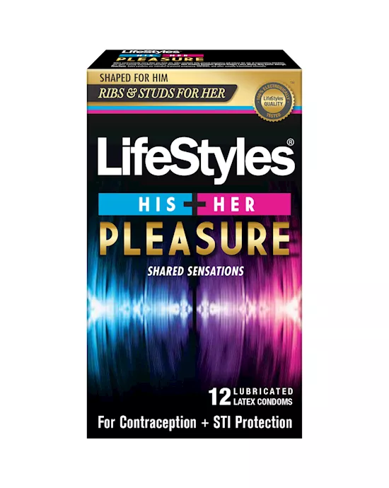 Lifestyles His and Her Pleasure - 12 Pack