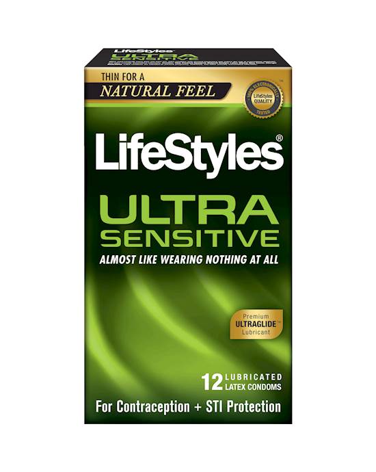 Lifestyles Ultra Sensitive Condoms 12 Pack