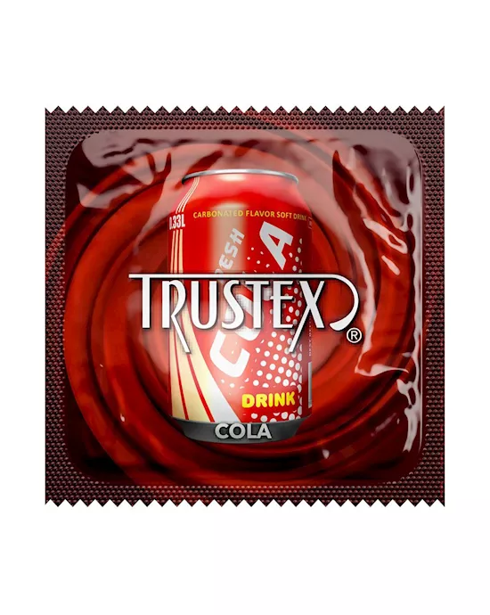 Trustex Cola Flavored Condoms  3 Pack