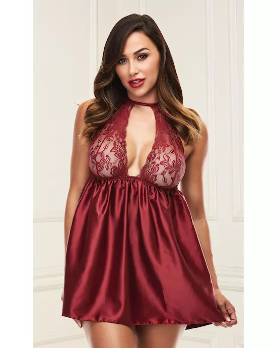 Sexy Lace Babydoll Set