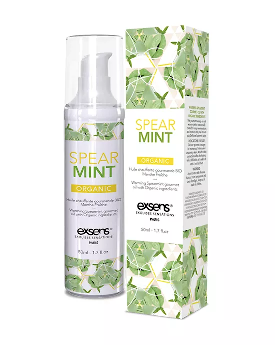 Warming Gourmet Organic Massage Oil - Spearmint