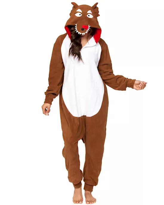 Wolf Adult Onesie 