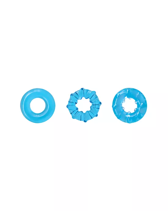Renegade Dyno Cock Rings - Set of 3
