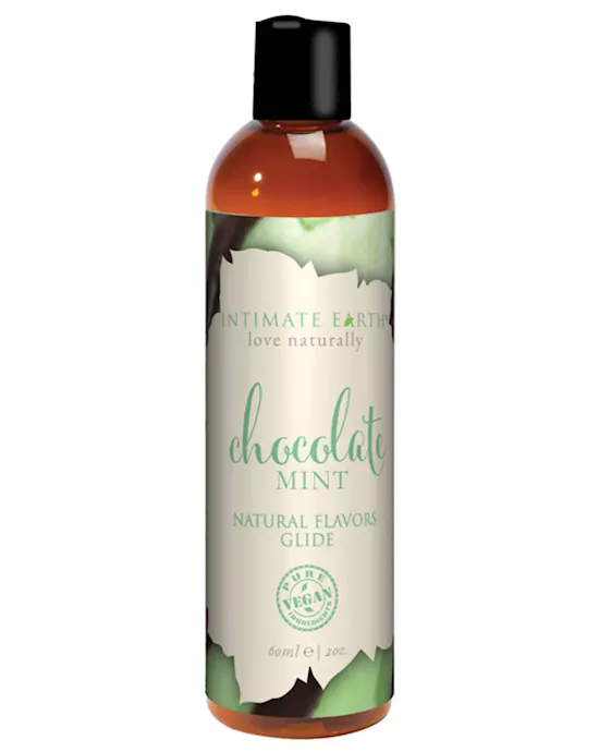 Intimate Earth Natural Flavours Glide - Chocolate Mint