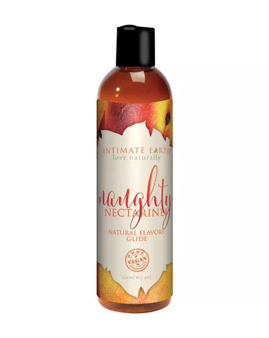 Intimate Earth Natural Flavours Glide - Nectarine