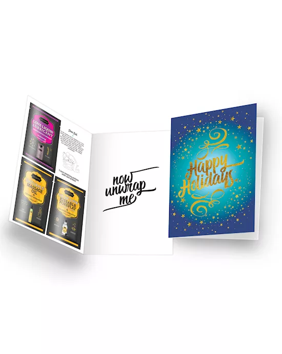 Naughty Notes Greeting Card Happy Holidays